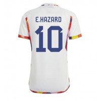 Fotballdrakt Herre Belgia Eden Hazard #10 Bortedrakt VM 2022 Kortermet